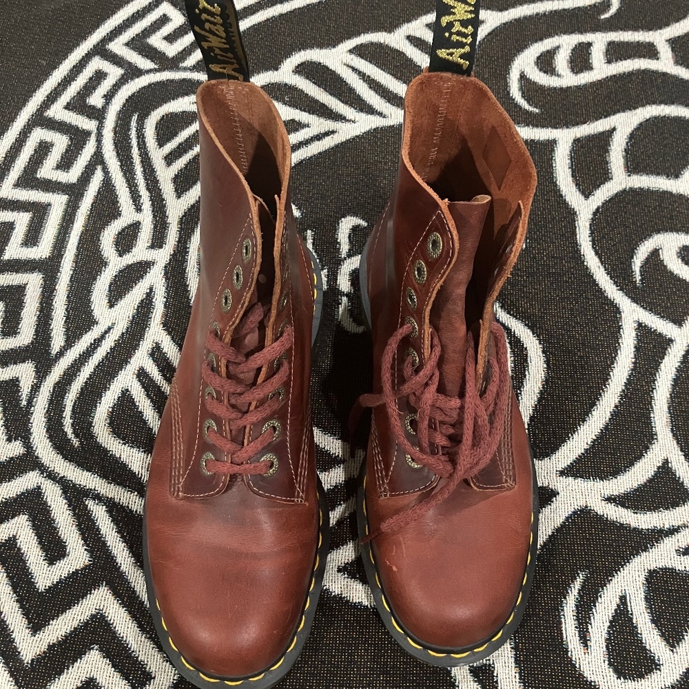 Dr Martens 1460 PASCAL MADE IN ENGLAND DENVER LEATHER LACE UP BOOTS